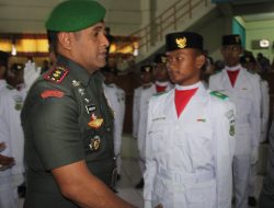 Dandim1404/Pinrang Hadiri Pengukuhan Paskibraka 2024