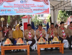 Semarak HUT RI ke 79, Dandim 1425 Jeneponto Hadiri Acara Lomba Gerak Jalan Indah