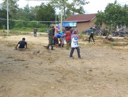 Budayakan Lingkungan Bersih dan Sehat, Kodim 1412/Kolaka Menggelar Pembersihan Pasar Tradisional Ameroro