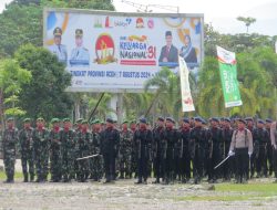 Dandim 0116/Nagan Raya bersama Forkopimda Mengucapkan Dirgahayu RI ke 79 Tahun 2024