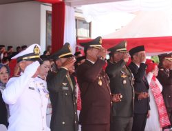 Dandim 1404/Pinrang Hadiri Upacara Memperingati Detik-detik Proklamasi HUT ke-79 Kemerdekaan Republik Indonesia Tahun 2024