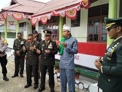 MOMENTUM HARI HUT RI KE-79 TAHUN DANDIM 1703/DEIYAI, RESMIKAN REHAP SWAKELOLA KANTOR KORAMIL 1703-02/TIGI