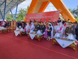 Dandim 1424/Sinjai Hadiri Upacara Bendera Peringatan Kemerdekaan Ke-79 Republik Indonesia Tahun 2024 Tingkat Kab. Sinjai