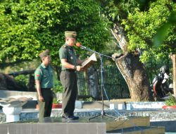 Dandim 1405/Parepare Pimpin Upacara Bendera dan Gelar Jam Komandan