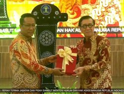 Ikuti Acara Sertijab Menkumham, Rutan Palu Siap Tingkatkan Kolaborasi dan Tingkatkan Kinerja Kemenkumham