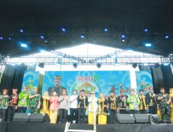 Bersama Forkopimda Kaltara, Danrem 092/Maharajalila Ramaikan Perayaan Budaya Irau VII Tana Tidung TA 2024