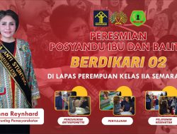 PIPAS Rutan Kelas IIA Palu Berpartisipasi Aktif dalam Peresmian Posyandu Berdikari 02 Semarang, Wujudkan Generasi Emas Indonesia