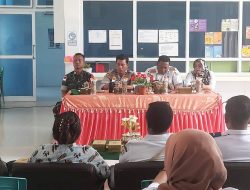 Babinsa Koramil Okaba Ikuti Kegiatan Lintas Sektoral Yang Digelar Oleh Puskesmas Okaba