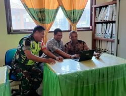 Babinsa Posramil Tripa Makmur Tingkatkan Kerjasama Bersama Aparat Desa Binaan