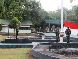 Kodim 1405/Parepare laksanakan Upacara bendera pada akhir bulan Agustus 2024