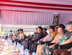 Danrem 092/Maharajalila Hadiri Apel Gelar Pasukan dan Simulasi Sispamkota untuk Perkuat Sinergi