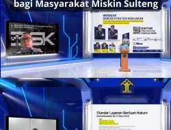 Webinar Evaluasi Kebijakan Bantuan Hukum: Tingkatkan Akses Keadilan bagi Masyarakat Miskin Sulteng