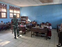 Babinsa Satgaster Melaksanakan Kegiatan Anjangsana Ke Sekolah