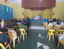 SATGAS POS TEMBALANG YONARMED 11 KOSTRAD BERSINERGI DENGAN BNN ADAKAN SOSIALISASI PENYULUHAN NARKOBA DI DESA PEMBELIANGAN
