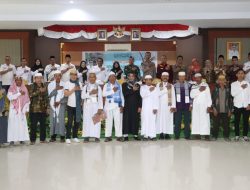 Dandim 1425 Jeneponto Dampingi Pj. Bupati Jeneponto Menerima Dan Silaturahmi Dengan Jamaah Haji Kloter 36 tahun 2024