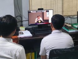 Wujudkan Sistem Peradilan Pidana Terpatu, Rutan Palu ikuti FGD Sinkronisasi Administrasi Pelayanan Tahanan dan Pengelolaan Basan Baran Bersama Ditjenpas RI