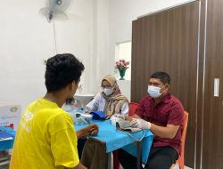 Rutan Palu Bersama Puskesmas Birobuli Lakukan Pemeriksaan Kesehatan Bagi Warga Binaan