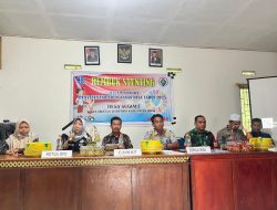 Babinsa Koramil 11/Barebbo Hadiri Kegiatan Musyawarah Desa Rembuk Stunting Desa Sugiale