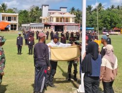 Jelang HUT RI Ke 79, Jajaran Babinsa Kodim 1407/Bone Latih Pasukan Pengibar Bendera