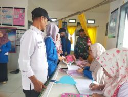 Babinsa Tanete Riattang Berikan Pendampingan Kegiatan Di Posyandu Kajolaliddong, Kel. Biru