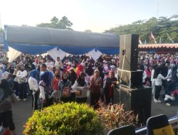 Babinsa Ramil-01/Lau Pantau Wilayah di Lapangan Pallangtikang, Maros