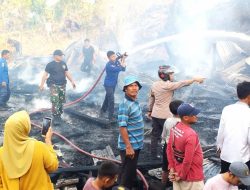 Respon Cepat Babinsa Koramil 1425-05 Batang Penanggulangan Bencana Kebakaran