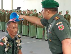 Dandim Pimpin Acara Tradisi Korp Raport Dan Purna Bhakti Serta Penerimaan Personil Kodim 1422/Maros