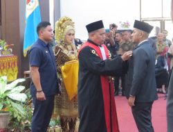 Dandim 0116/Nagan Raya hadiri Undangan Pelantikan dan Pengambilan Sumpah Anggota DPRK Nagan Raya