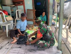 Peduli Sesama,Babinsa Koramil 0907/03 Tarakan Barat Berbagi Sembako