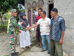 Babinsa Koramil 02/Seunagan Laksanakan Komsos Dengan Warga Di Desa Binaan