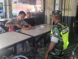 Serda Jamirin Babinsa Koramil 25/Glp Baro Gelar Komsos bersma Warga Desa Garut Bungong