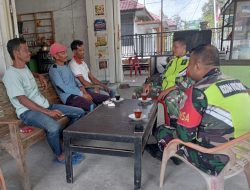 ﻿Komunikasi Sosial: Babinsa Bangun Kedekatan dengan Warga Dayah Cot Tiro