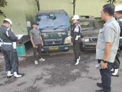 Gandeng POM 1-2/Bantaeng, Kodim 1425 Jeneponto Gelar Pengecekan dan Pemeriksaan Administrasi Kendaraan R2 dan R4