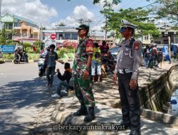 Komitmen Wujudkan Pilkada Damai, Personel Kodim 1425/Jeneponto Bersama Polres Jeneponto Lakukan Pengamanan Kampanye Pilkada 2024