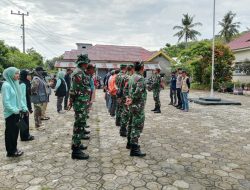 Masuk Masa Tenang, TNI-Polri di Kabupaten Pinrang Kawal Pelepasan Alat Peraga Kampanye