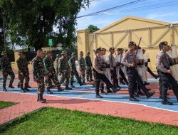 Kodim 1422/Maros Bersama Polres Maros Gelar Latihan Terintegrasi untuk Ciptakan Kondisi Aman Jelang Pilkada