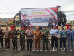 Hadiri Apel Gelar Kesiapan Pengamanan Pilkada,Dandim 0907/Trk Nyatakan Siap Bersinergi