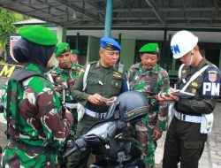 Pemeriksaan dan Pengecekan Kendaraan Dandenpom XIV/2 Parepare di Kodim 1405/Parepare