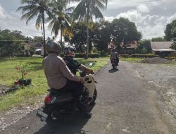 Jaga Keamanan Jelang Pilkada, Babinsa Koramil 14/Libureng Bersama Anggota Polsek Laksanakan Patroli Bersama