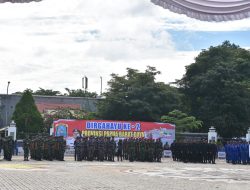 Kasrem 181/PVT Hadiri Upacara Memperingati HUT Ke-2 Provinsi Papua Barat Daya