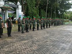 Peringati Hari Juang TNI AD Ke-79 Kodim 1404/Pinrang Dan Yonif 721/Mks Gelar Ziarah Rombongan Ke TMP Palia