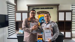 Perkuat Sinergi, Lapas Banjarbaru dan Polres Banjarbaru Teken MoU Bidang Pengamanan,, Penegakan Hukum, Pertukaran Informasi, P4GN dan Pembinaan Warga Binaan