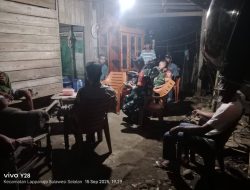 BABINSA KORAMIL JAJARAN KODIM 1407/BONE GENCARKAN PATROLI MALAM DEMI KEAMANAN DAN KENYAMANAN WARGA