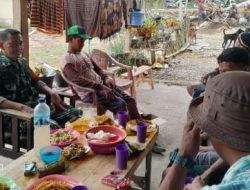 Babinsa Kodim 1407/Bone Koramil 21/Palakka Laksanakan Komsos Bersama Warga Desa Bainang