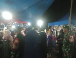 Personel Babinsa Kodim 1407/Bone Intensifkan Patroli Malam Demi Ciptakan Kamtibmas Di Wilayah