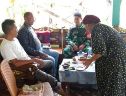 Babinsa Koramil 1407-04/Tellusiatinge Ajak Warga Mattoangi Tingkatkan Solidaritas