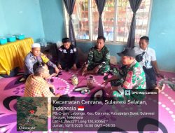 Danramil 1407-03/Cenrana Bersama Babinsa Laksanakan Komunikasi Sosial Di Desa Lebongnge