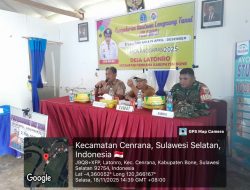 Babinsa Koramil 1407-03/Cenrana Hadiri Penyaluran BLT DD Tahun Anggaran 2025 Di Desa Latonro
