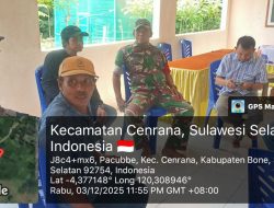 Babinsa Koramil 1407-03/Cenrana Lakukan Komsos Bersama Warga Di Desa Pacubbe