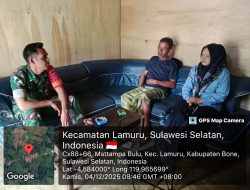 Wujud Kesekatan, Babinsa Koramil 08/Lamuru Laksanakan Komsos Bersama Warga Binaan